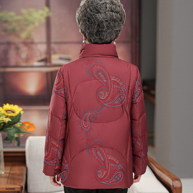 恒源祥老年人秋装女羽绒服奶奶装短款棉服老太太棉袄妈妈装外套老,淘宝优惠券,粉丝福利购,淘宝优惠卷