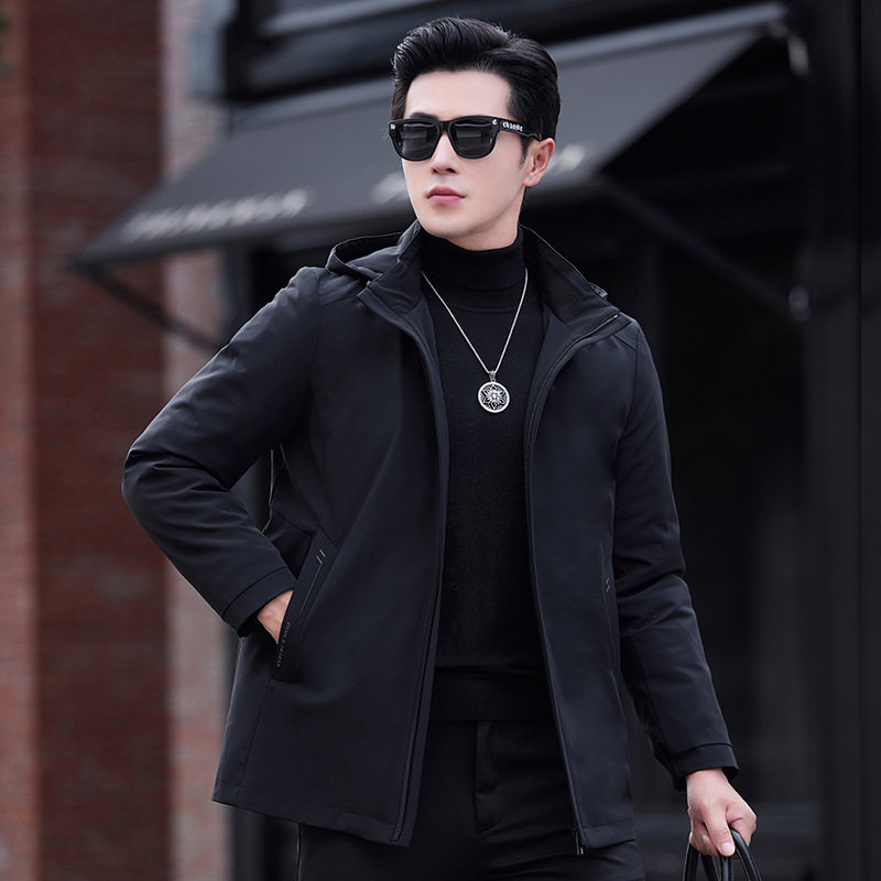 恒源祥男款保暖皮毛一体内胆外套上衣可拆卸帽子 半皮毛袖子秋冬,淘宝优惠券,粉丝福利购,淘宝优惠卷