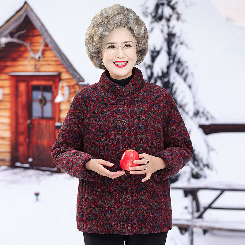 恒源祥老年人棉衣女奶奶冬装棉袄外套纯棉60岁70妈妈棉服老太太老,淘宝优惠券,粉丝福利购,淘宝优惠卷