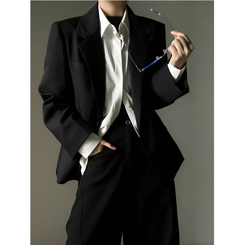 松弛感正肩西服外套春秋高级感基础款时髦老钱风宽松休闲男女西装,淘宝优惠券,粉丝福利购,淘宝优惠卷