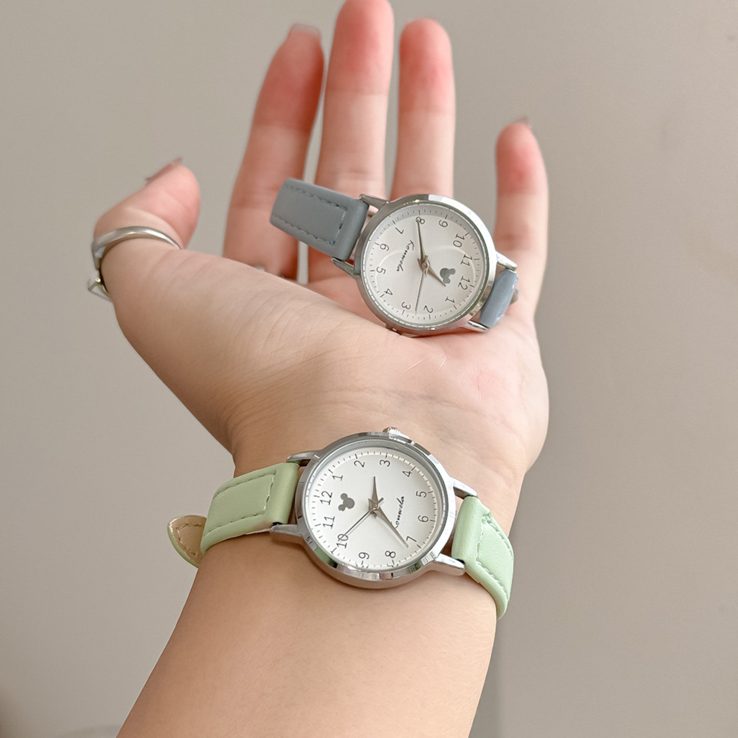 米奇儿童手表女小学生初中生6到12岁2025新款只看时间指针石英表,淘宝优惠券,粉丝福利购,淘宝优惠卷