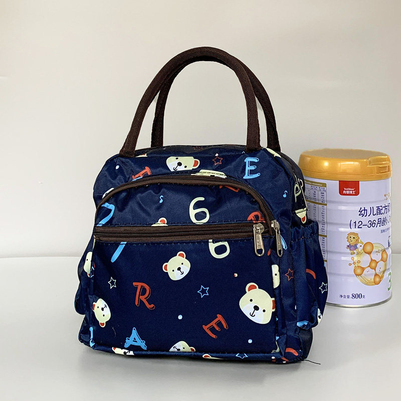 手提包便当饭盒袋女包防水牛津布妈妈多口袋中年买菜上班带饭布包,淘宝优惠券,粉丝福利购,淘宝优惠卷