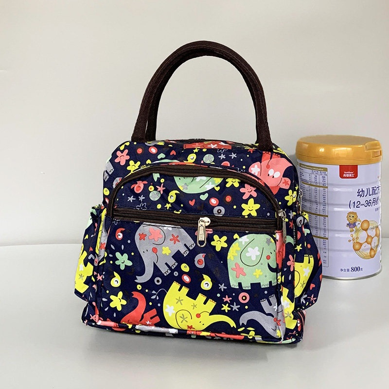 手提包便当饭盒袋女包防水牛津布妈妈多口袋中年买菜上班带饭布包,淘宝优惠券,粉丝福利购,淘宝优惠卷