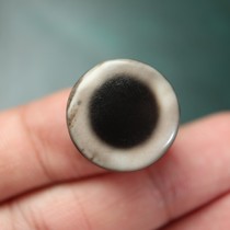 Old Taiwan craftsmanship natural full Zhu sand goat eye plate Pearl hand-string necklace with necklace with beaded old style agate plate pearl