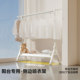 Folding clothes drying rack, floor-standing small balcony clothes rack, small household, does not take up space, cool and dry quilt artifact