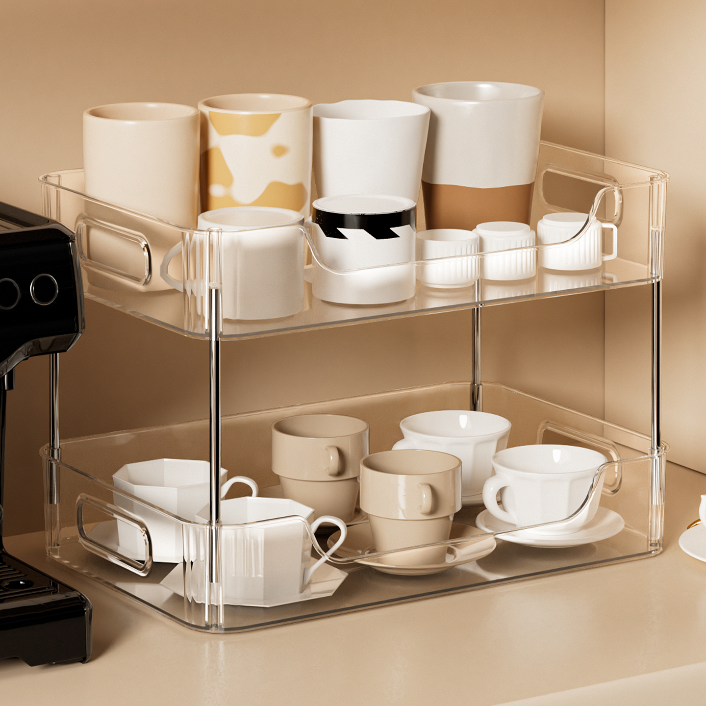 Cup storage rack desktop sideboard