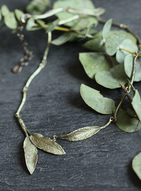 2023年新款高级感鼠尾草项链