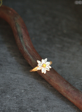 Michaelmichaud雪绒花戒指