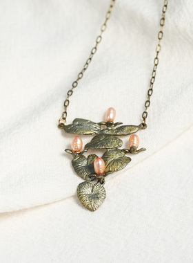 博物馆高级感小众设计锁骨链授权