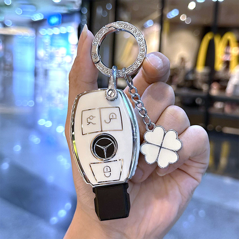 奔驰gla200钥匙套C200L壳A级a180L扣glc260L包B级260GLK R级G级SL,淘宝优惠券,粉丝福利购,淘宝优惠卷