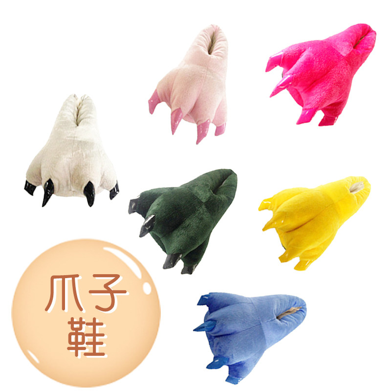 恐龙衣服儿童爪子鞋子法兰绒睡衣 范雅兰睡衣/家居服套装