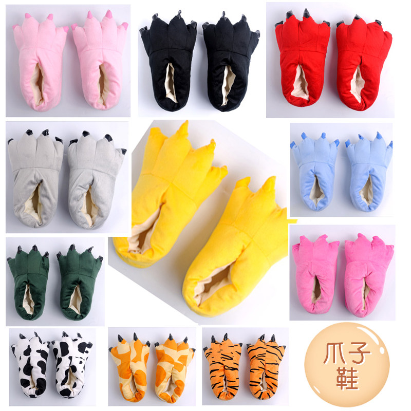 恐龙衣服儿童爪子鞋子法兰绒睡衣 范雅兰睡衣/家居服套装