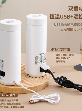 波尼思家用USB车载电热水杯