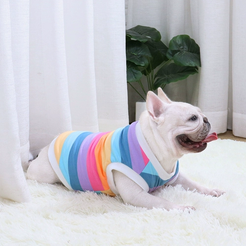 Метод осени и зимнего жилета Pet Dog, Bago Fat Dog Vest Dog Одежда, бульдог теплый и милый