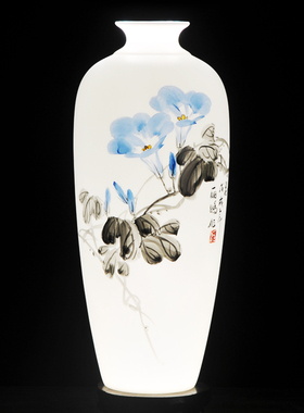 室内新中式风家居客厅手绘装饰品