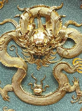 陶瓷礼品龙腾盛世桌面摆件