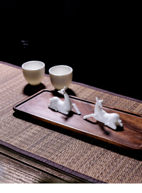 禅意风白瓷多肉盆栽园艺流水器