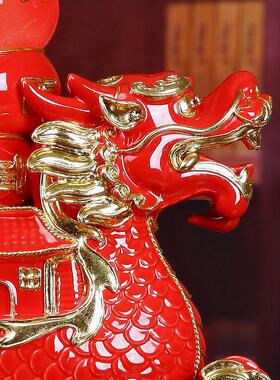 漆线雕风水乔迁商务陶瓷开业礼品