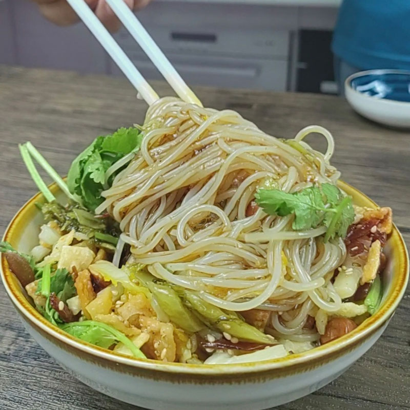 海南粉345g腌粉海南特产美食小吃速食早餐椰小筷-图2