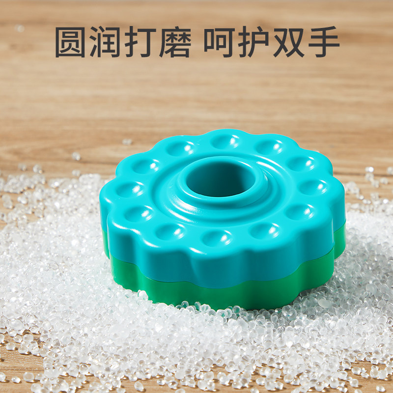 彩虹转转乐彩色套叠1一3岁宝宝圈 乐乐鱼叠叠圈/叠套玩具