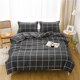 Quilt cover + bed sheet two-piece set imitation cotton bedding
