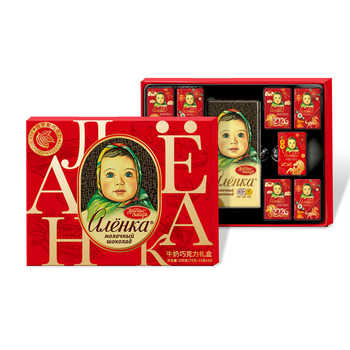 Alenka爱莲巧俄罗斯进口巧克力券后62.9元包邮