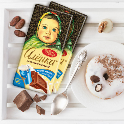 Alenka爱莲巧俄罗斯原装进口纯可