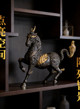 纯铜新款龙马年高端吉祥物工艺品