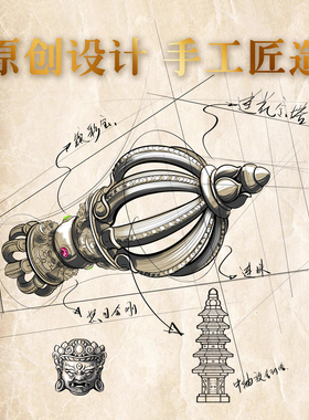 原创纯银吊坠痞帅高级设计感小众