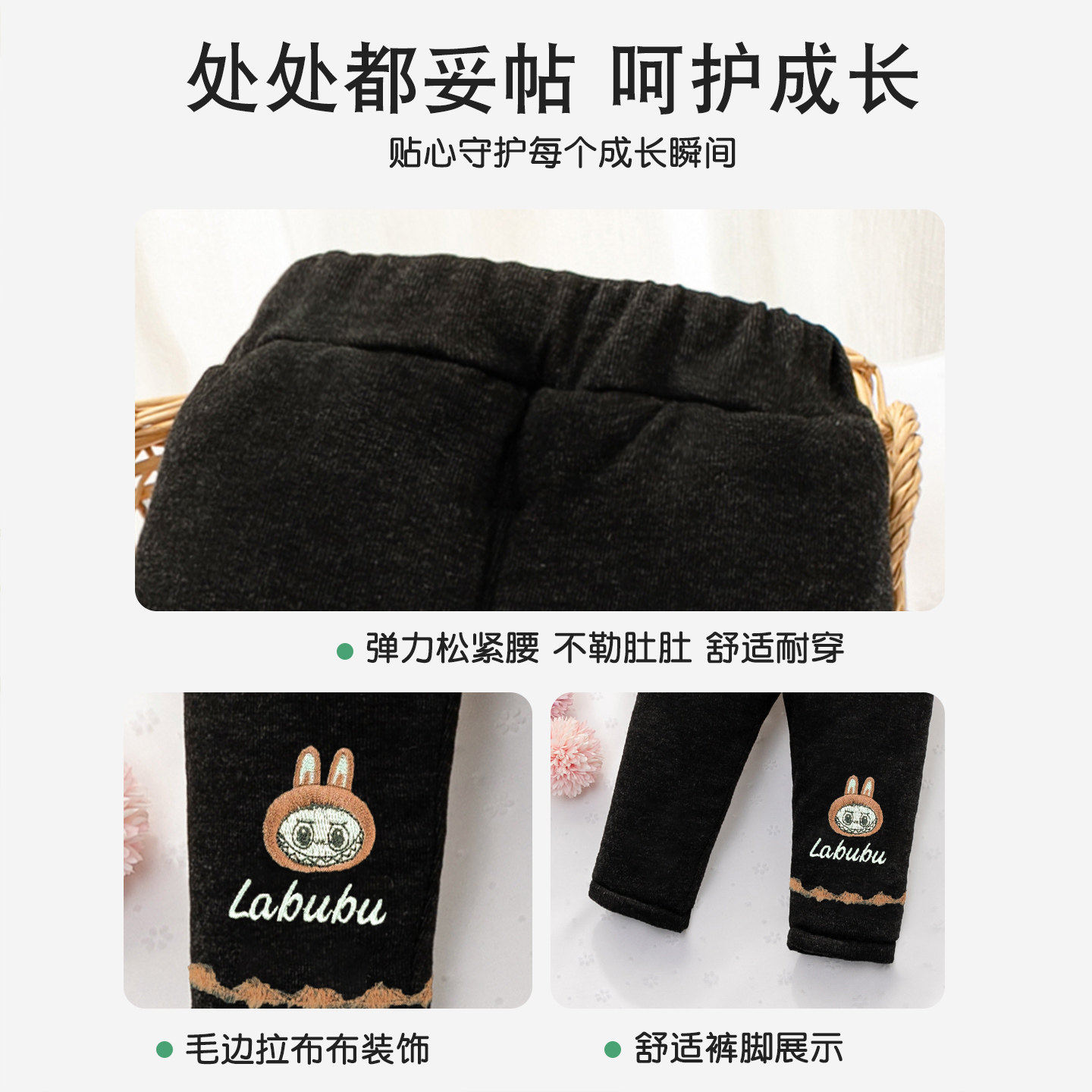 女童加厚棉裤秋冬款儿童保暖一条过冬裤子小女孩宝宝夹棉打底裤潮,淘宝优惠券,粉丝福利购,淘宝优惠卷