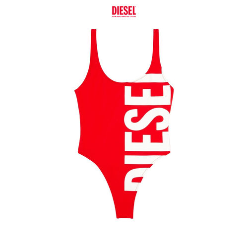 [折扣]DIESEL女士SUPER LOGO红色泳衣A153850HPAL - 图3