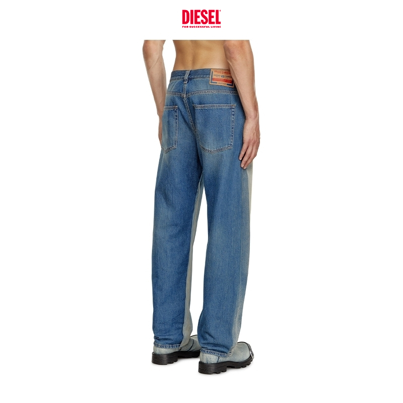[折扣]DIESEL男士D-MACS中腰合身直筒裤牛仔裤A1472909K22 - 图0