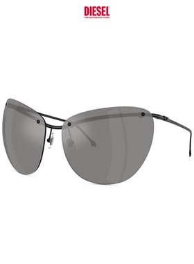 [礼物]DIESEL男女同款椭圆形时尚太阳镜墨镜LX100700LEN