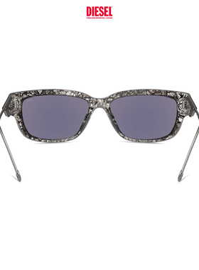 [礼物]DIESEL男女同款矩形时尚潮酷太阳镜墨镜LX200200LEN