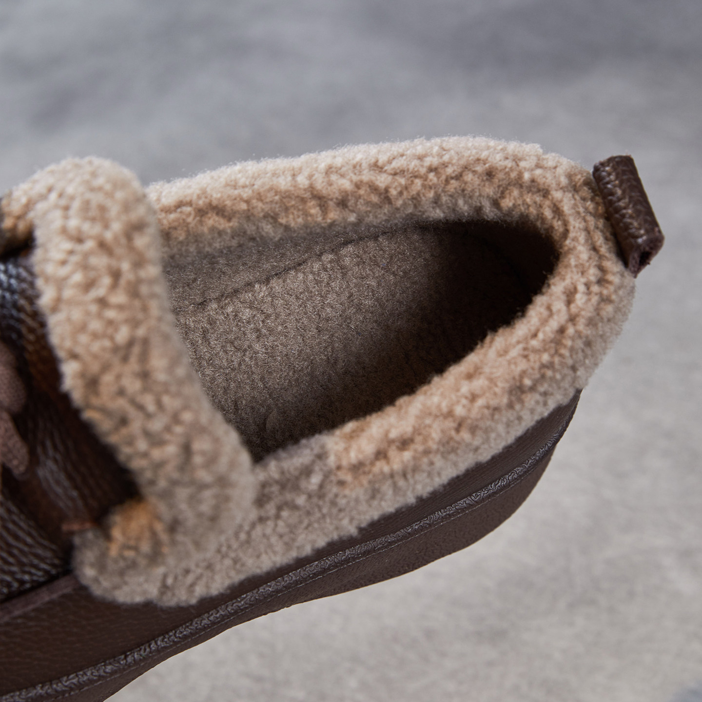 牛皮新款简约平底乐福鞋女款加绒真皮2025冬季休闲丑萌毛毛棉鞋子,淘宝优惠券,粉丝福利购,淘宝优惠卷