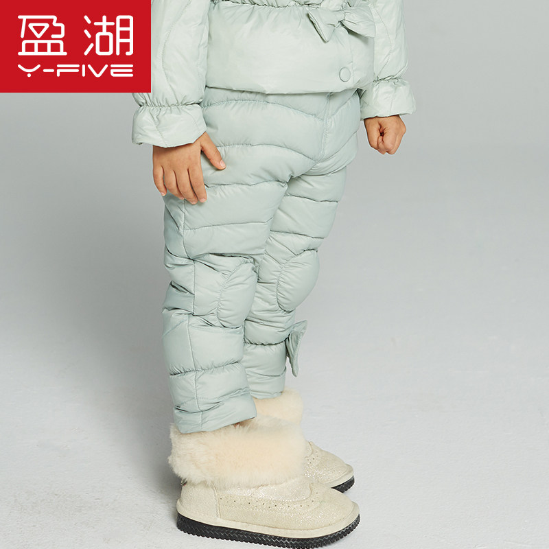 盈湖秋冬小童12345岁反季外穿内胆 盈湖童装羽绒裤