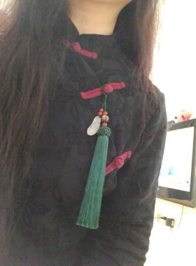 压襟旗袍挂件配饰女手工古典汉服