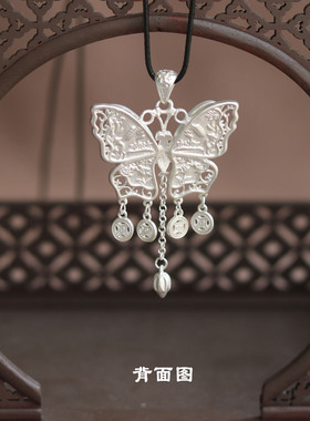 小众设计感旗袍配饰项链吊坠