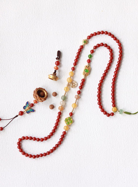 高级新中式串珠南红玛瑙手链玉石