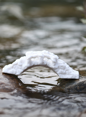 微景观古都陶瓷桥造景中式