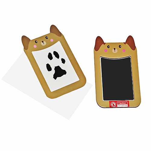 卡通宠物爪印纪念相框猫咪狗狗足印免洗印台可爱造型爱宠留念用品 - 图1