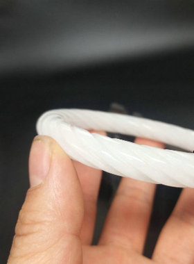 原创晶白玉精品雕花流行包邮手镯