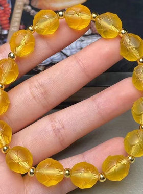 女款老琉璃莲花款韩版手链