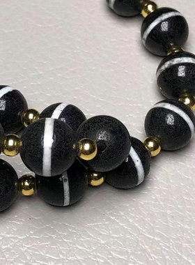 天然玛瑙佛珠项链男女一线药师