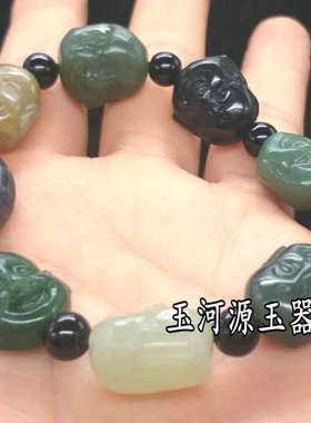 新疆和田玉糖玉多宝笑佛男女款