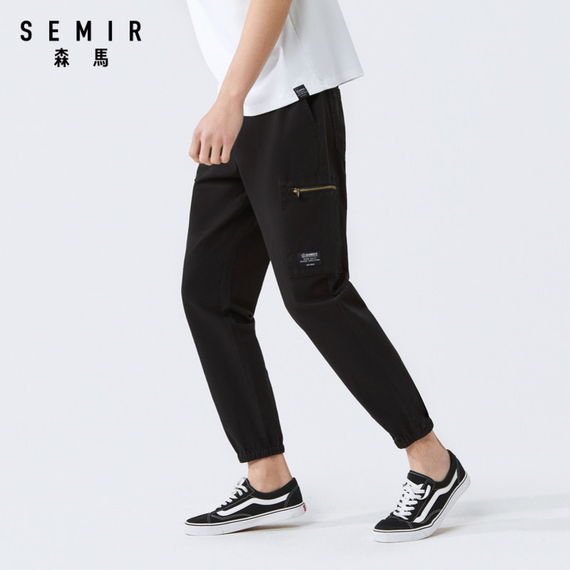 森马2020夏季新款男潮流工装休闲裤 森马outlets店休闲裤