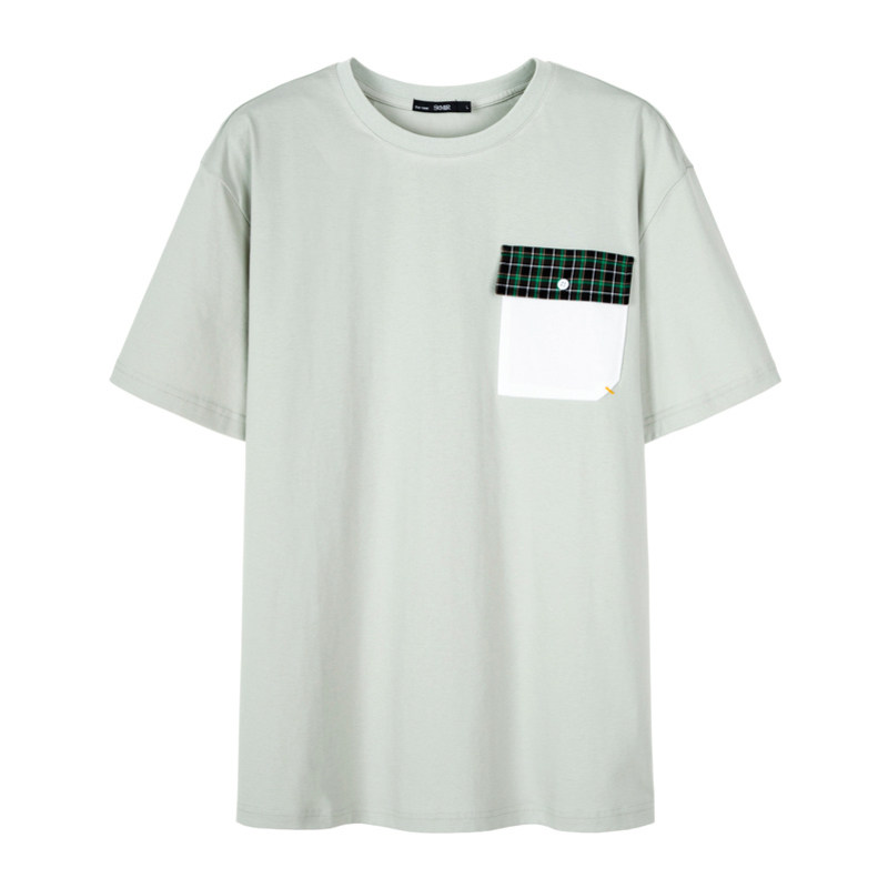 森马短袖2020夏季新款圆领口袋t恤 森马outlets店T恤