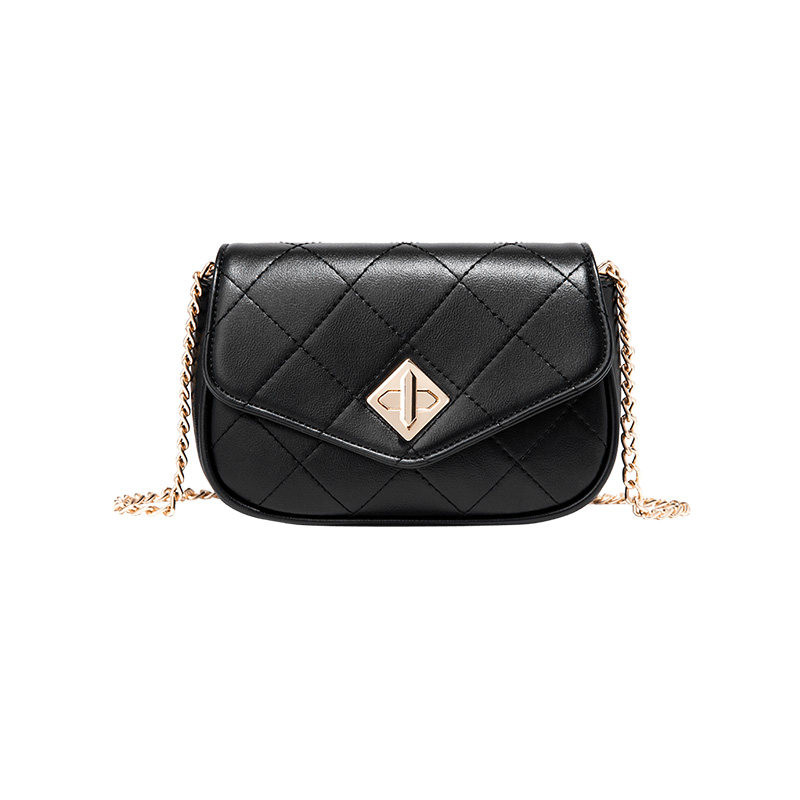 森马2020新款春夏菱格链条斜挎包包 森马outlets店女士包袋