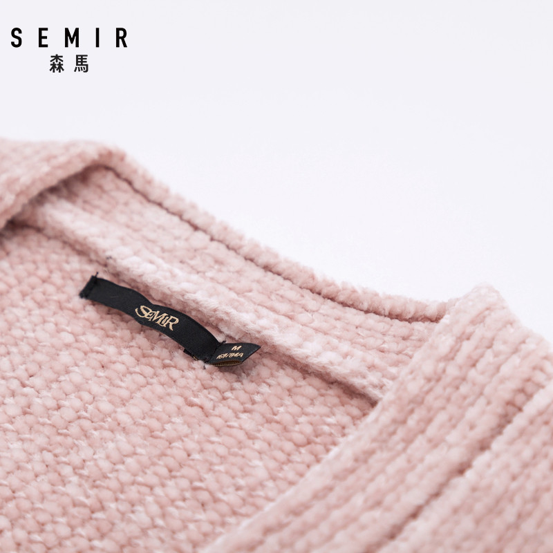 清仓森马年轻冬季时尚宽松学针织衫 森马outlets店毛针织衫