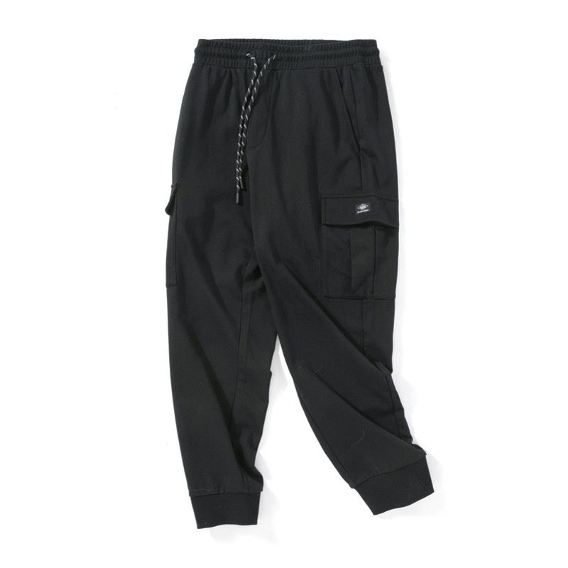 森马休闲男2020夏季新款风小脚裤子 森马outlets店休闲裤